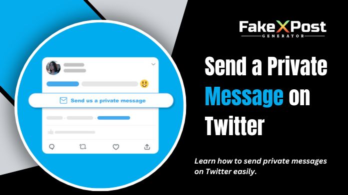 send a private message on twitter